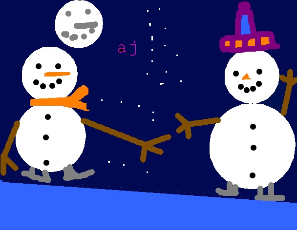 Que font les bonshommes de neige… la nuit?